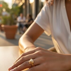 Elegant 14k Gold  Ring